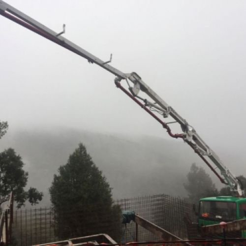 Maquinaria para bombeo de hormigón