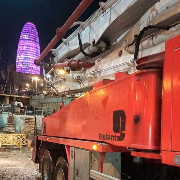 Alquiler de máquinas de bombeo de hormigón