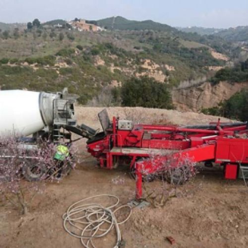 Maquinaria para bombeo de hormigón